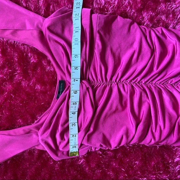 Pink Ruched Dress - Picture 11 of 16
